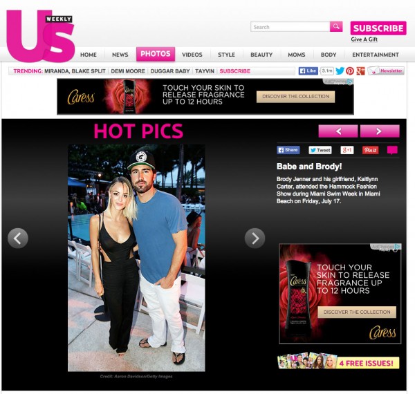Brody Jenner Kaitlynn Carter US Weekly Miami